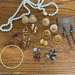 Vintage 1980s costume jewelry